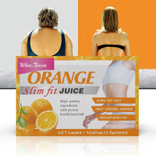 Slim fit juice Weight loss instant juice powder with kiwi orange Private label custom fruit flavored juice